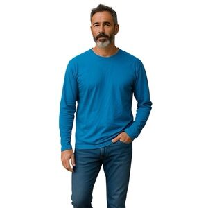 AGAVE DENIM EDMOND TEE SHIRT MEN COLOR BLUE SIZE XXL